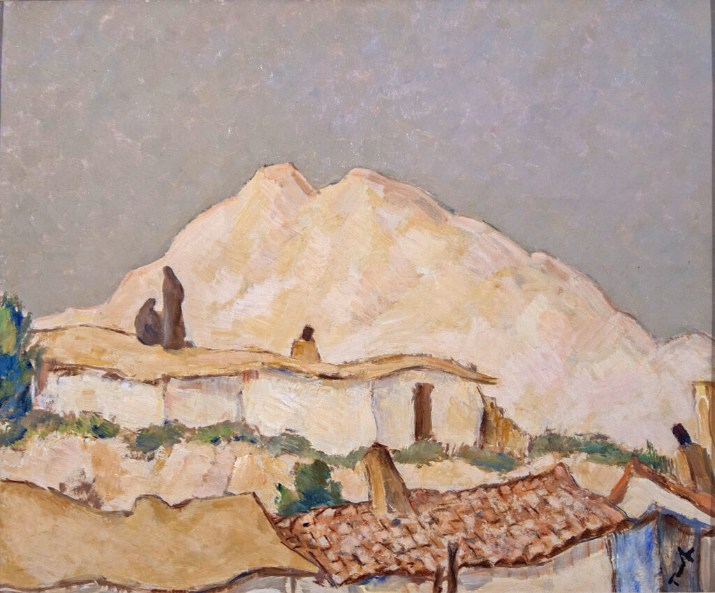 Nicolae Tonitza, Balcic, ulei pe carton, 54,3 x 64,5 cm
